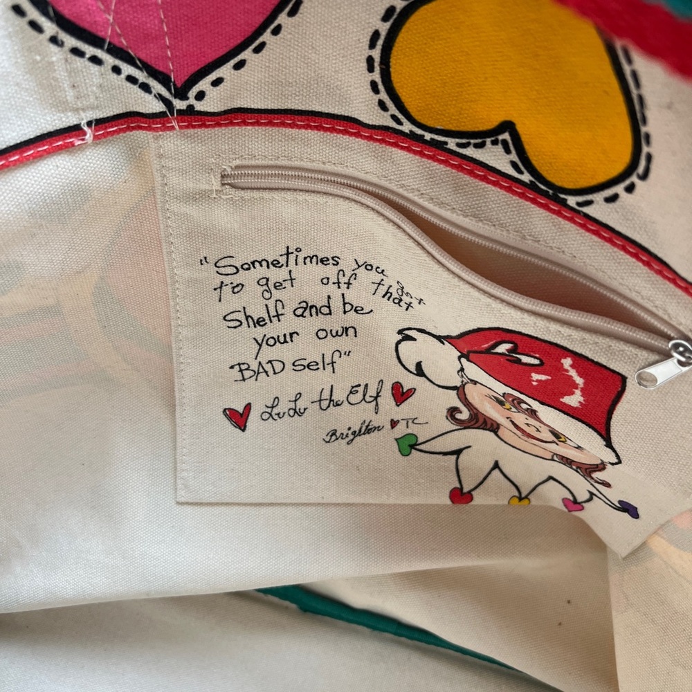 Brighton Multicolor Heart Tote Bag - Picture 9 of 9